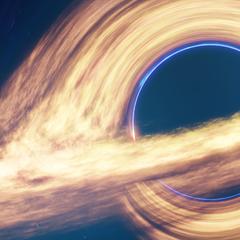 ブラックホールの3DCG