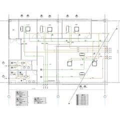 空調換気設備平面図