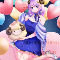 Vtuber誕生日イラスト