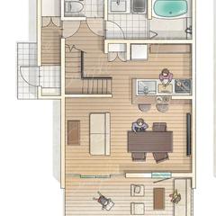 人物入り間取り図