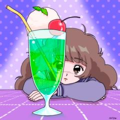 メロンクリームソーダ