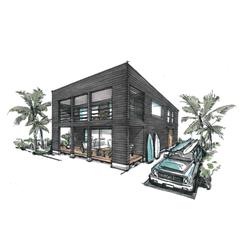 ナチュラルデザインY＆K　手書きパース