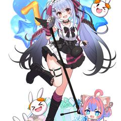 ホロライブ兎田ぺこら様パネルイラスト