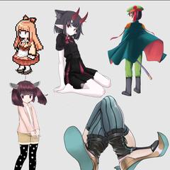 厚塗り・ドット絵・アニメ塗