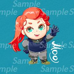 当方のオリキャラたちをミニキャラ化してみました。