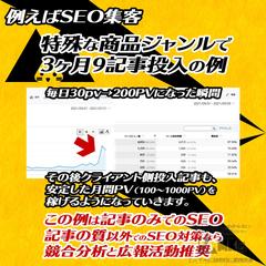 単にSEOライティングだけの集客には期間が必要