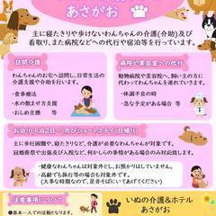 いぬの介護ホテル紹介用リーフレット