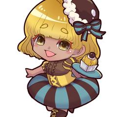 モンブラン風の女の子