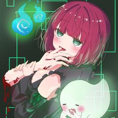 おばけ×女の子