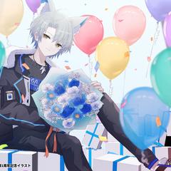 夜雲こころ様1周年記念イラスト