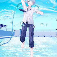 紬なぎさ様『青と夏』MV用イラスト