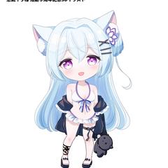 恋凪イヴ様活動3周年記念SDイラスト