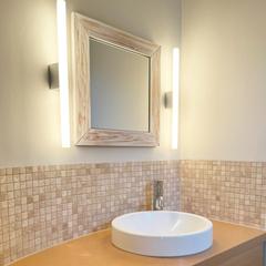 お客様用パウダールーム洗面台