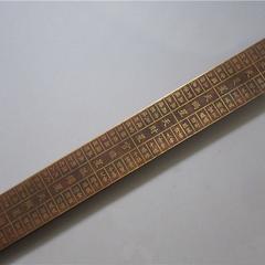 鲁班尺(中国において風水占断の際に使用する物差しのような物)