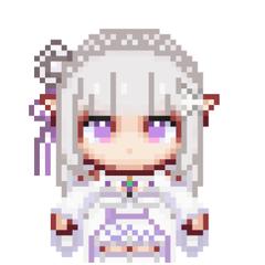 Re:ゼロから始める異世界生活よりエミリアを制作しました！