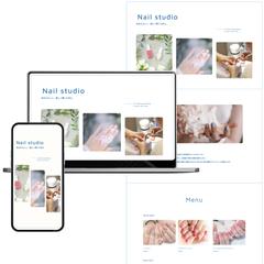 ネイルサロン様 Webサイト制作