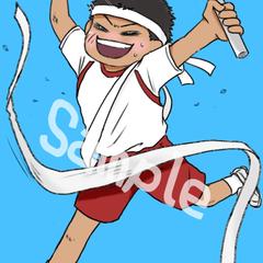 学校図書館様ご依頼の季節イラスト