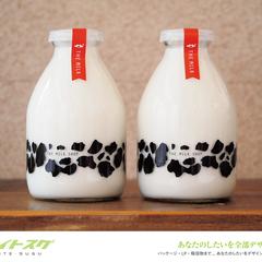 【THE MILK SHOP様】牛乳瓶パッケージデザイン
