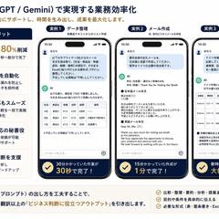 生成AI（ChatGPT/Gemini）活用プロンプト実例集