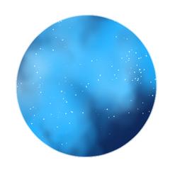 べっ甲(青)のイメ―ジでしたが地球みたいになりました笑