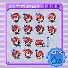 ドット絵マウスカーソル（ご依頼品）