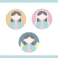 シルエットアイコン