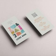 ネイルサロン・美容院のショップカードのデザイン