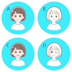 似顔絵アイコンサンプル