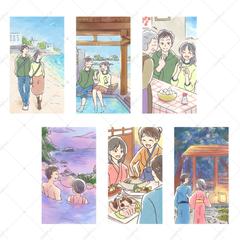 絵コンテ用イラスト