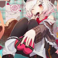 バレンタインをテーマの女の子