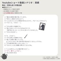 YouTubeショート動画シナリオ