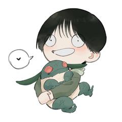 自画像イラスト