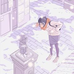 観光パンフレットの表紙用イラスト【サンプル】