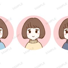 SNS用アイコン制作