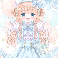 腰までのイラスト【背景あり】