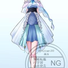 個人アクスタ用立ち絵イラスト