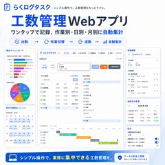 工数管理Webアプリ「らくログタスク」