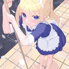 お掃除ロリメイドさん