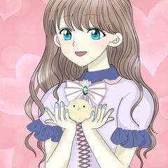 女の子　バストアップイラスト