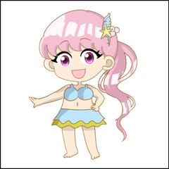 女の子　ミニキャラ