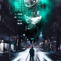 SF調のポスターデザイン