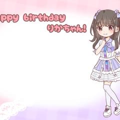 生誕メッセージカード♪