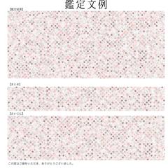 鑑定文例