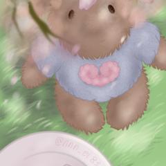 ぬい撮りイラスト