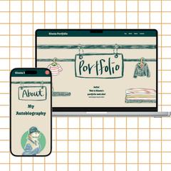 自身のポートフォリオサイト