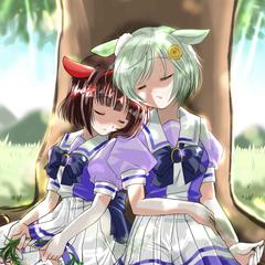 セイウンスカイとニシノフラワー【ウマ娘】