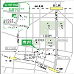 拡大図付き案内マップ
