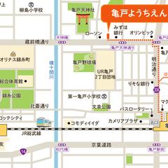 明るい雰囲気の地図
