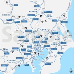 首都圏　高速道路地図