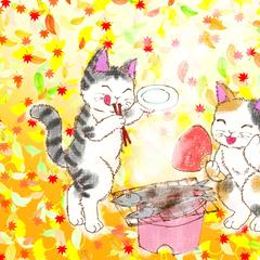 秋刀魚と猫
